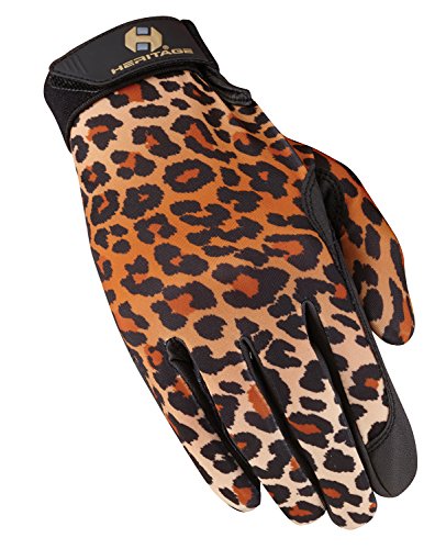 Heritage Performance Handschuhe, Größe 7, Leopardenmuster von Heritage