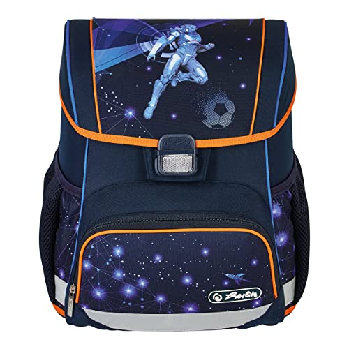 Herlitz Backpack Loop, 37 x 31 x 22 cm, 1 Fach, Galaxy Game, mehrfarbig, 37 x 31 x 22 cm, Designer von Herlitz