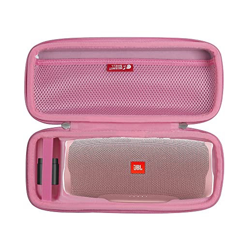 Hermitshell Reisetasche für JBL Charge 5 / JBL Charge 4 Tragbarer Bluetooth-Lautsprecher (Rosa) von Hermitshell