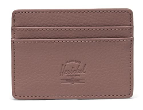 HERSCHEL 11147-02077 Charlie VEGAN Leather RFID ASH Rose Unisex - Erwachsene Wallet Einheitsgröße, Ash Rose, Geldbörse von Herschel