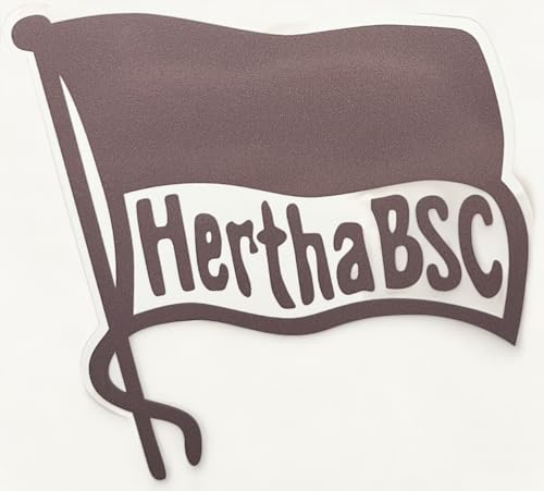 Hertha BSC Berlin Aufkleber - Fahne transparent - mittel Sticker 8 x 8 cm HBSCB von Hertha BSC