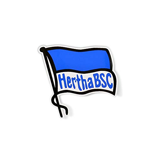 Hertha BSC Berlin Aufkleber - Logo mittel - 8.7 x 8.1 cm Sticker, Autoaufkleber - Plus Lesezeichen I Love Berlin von Hertha BSC