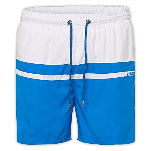 Hertha BSC Berlin Badeshort - blau-weiß - Badehose Swim Shorts HBSCB Größe M von Hertha BSC