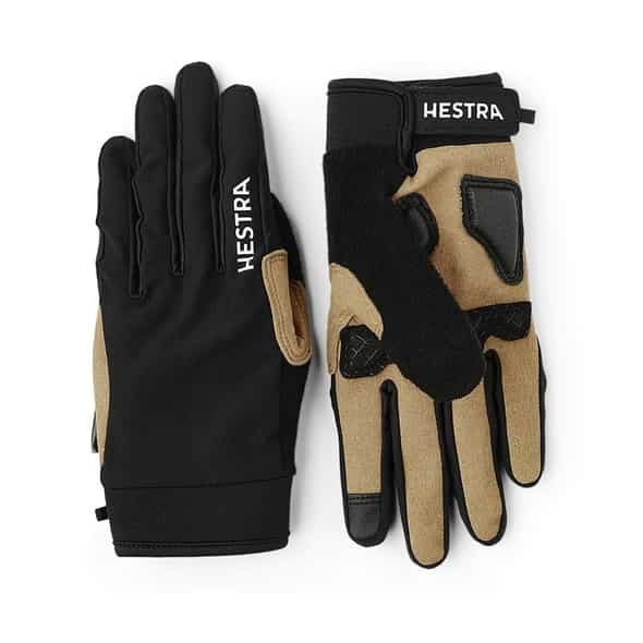 Hestra Bike Guard Long - 5 finger (Schwarz 10) Fahrradbekleidung von Hestra