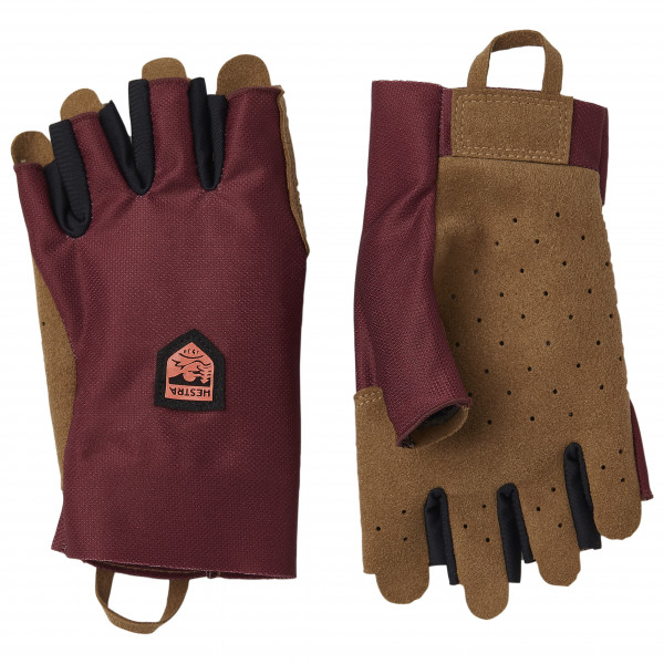Hestra - Ventair Short 5 Finger - Handschuhe Gr 6 rot/braun von Hestra