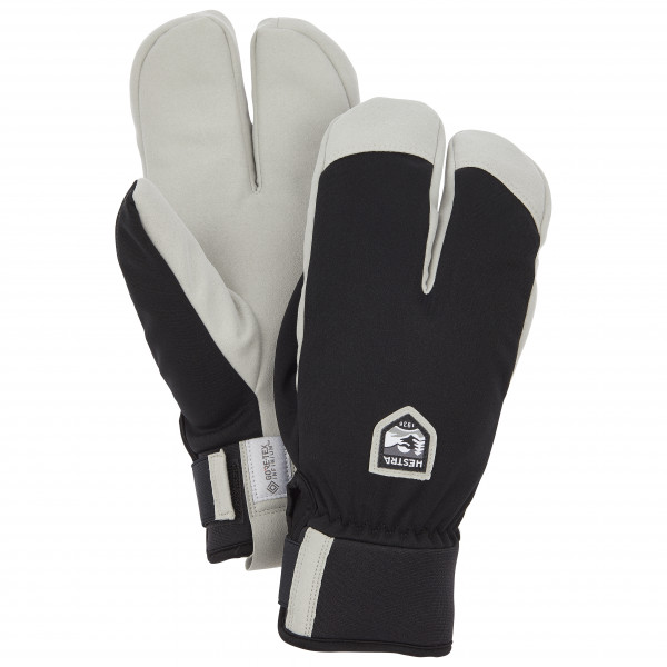 Hestra - W.S. Wool Terry Split Mitt - Handschuhe Gr 6 schwarz/grau von Hestra