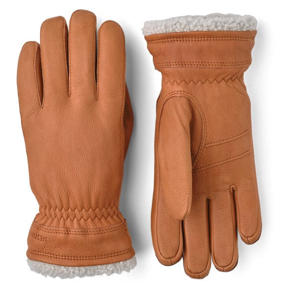 Hestra - Women's Buvika Deerskin - Handschuhe Gr 6 orange/braun von Hestra