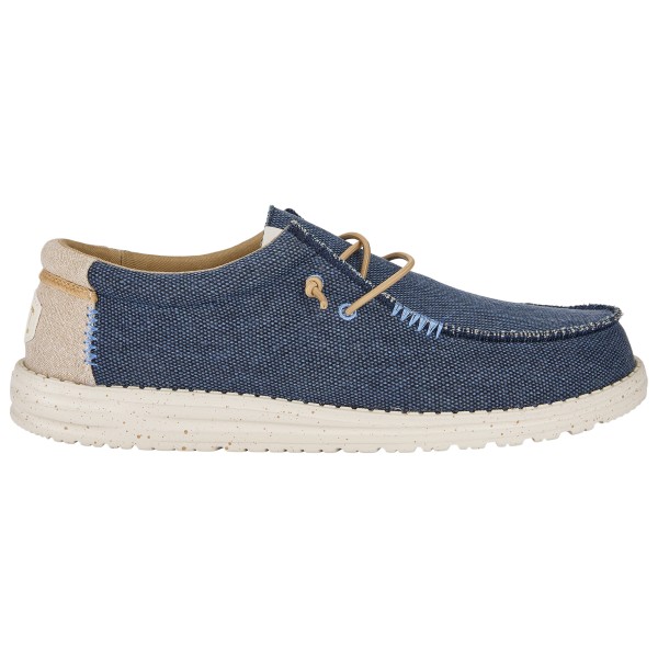 HeyDude - Wally Coastline Jute - Sneaker Gr 41;42;43;44;45;46;47 beige;blau/beige;oliv/beige von HeyDude