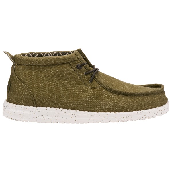 HeyDude - Wally Mid Canvas - Sneaker Gr 47 oliv von HeyDude