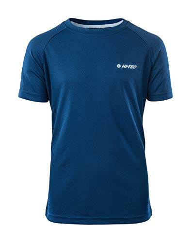 Hi-Tec Jungen GOGGI JR Funktions T-Shirt, Poseidon/Sterling Blue, 164 von Hi-Tec