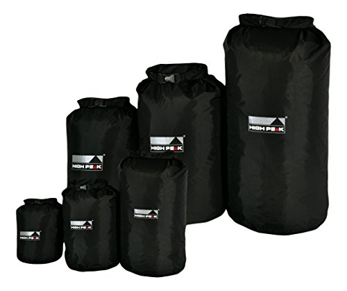 High Peak Drybag S, schwarz, 18 x 18 x 40 cm, 7 Liter von High Peak
