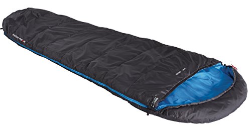 High Peak Schlafsack TR 300, extra breit, 3-4 Jahreszeiten, Temperatur 0°C, warm, Packsack, koppelbar, Camping, Festival, Trekking, atmungsaktiv, hautsympathisch, wasserabweisend von High Peak