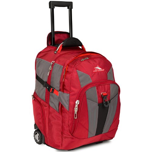 High Sierra XBT - Business Rolling Backpack, Carmine/Red Line/Black, One Size von High Sierra