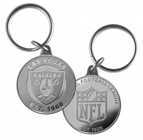 Highland Mint Las Vegas Raiders NFL Schlüsselanhänger ** Minted Coin ** in Silber von Highland Mint
