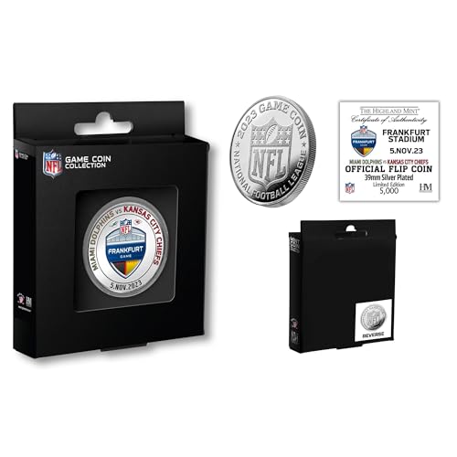 Highland Mint NFL Frankfurt Game 2023 Official Flip Coin (39mm) Münze von Highland Mint