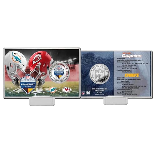 Highland Mint NFL Frankfurt Game Silver Coin Card Chiefs vs. Dolphins von Highland Mint