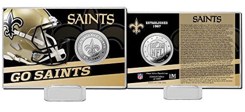 Highland Mint New Orleans Saints Team History Silver Coin Card von Highland Mint