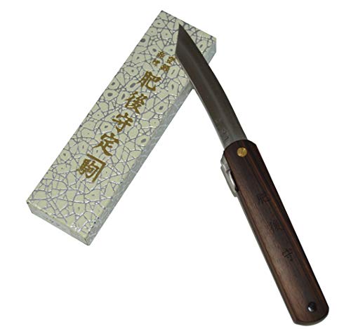 Higonokami Japanisches handgefertigtes Klappmesser Taschenmesser Ebenholzgriff VG-10 Klinge Handgefertigt in Japan von Nagao Kanekoma von Higonokami