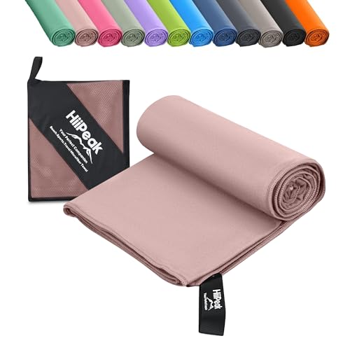 HiiPeak Mikrofaser Handtuch Kompakt und Leicht Microfaser Handtücher Fitness Schnelltrocknend microfaser Badetuch Saugfähiges Sporthandtuch Fitnessstudio Schwimm und Gym Handtuch von HiiPeak