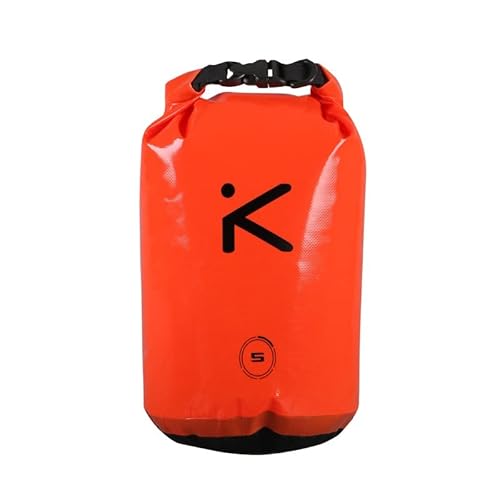 Hiko Rover Cylindric 5 Liter Trockentasche Packsack Kajak Zubehör Dry Bag, Farbe:Fluo orange von Hiko