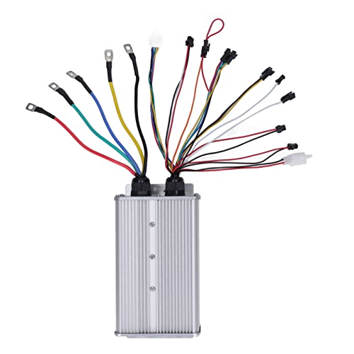 Hiraith 48V 72V 60A Elektrofahrrad-Controller Dual-Modus 18-Röhren-Sinus-Controller mit SM-Anschluss Fahrrad-Roller-Lithium-Batterie-Modifikationszubehör von Hiraith