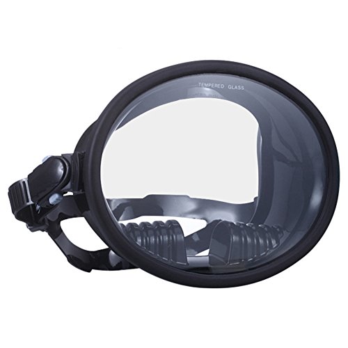 Wasserdichte Anti-Beschlag-Tauchmaske, Speerfischen, Schnorchelausrüstung, Fischaugen-Design für klare Unterwassersicht (-10070556) von Hiraith
