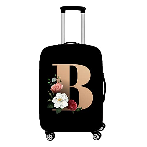 Hiseng Elastisch Kofferhülle Kofferschutzhülle Gepäck Cover Reisekoffer Hülle Koffer Schutzhülle Luggage Cover Waschbarer Kofferüberzug (L (26-28inch),B) von Hiseng