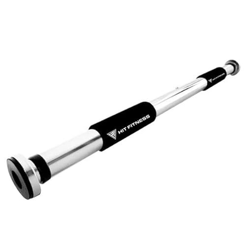 Hit Fitness Unisex-Adult Chin Up Bar, Black and Silver, Extends from 62 cm to 95 cm von Hit Fitness