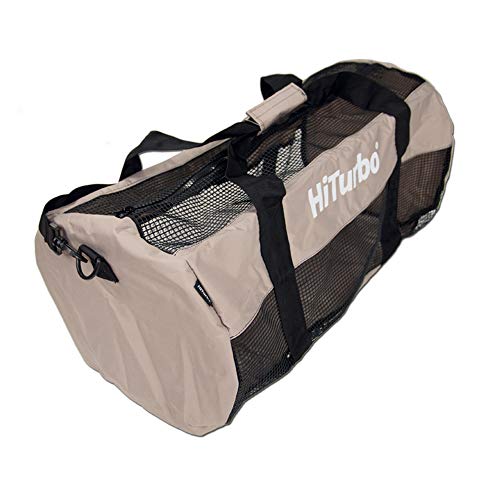 Hiturbo Netz Tauchtasche Mesh Duffle Bag Transporttasche für Tauchen Schnorcheln Reisen Strand von Hiturbo