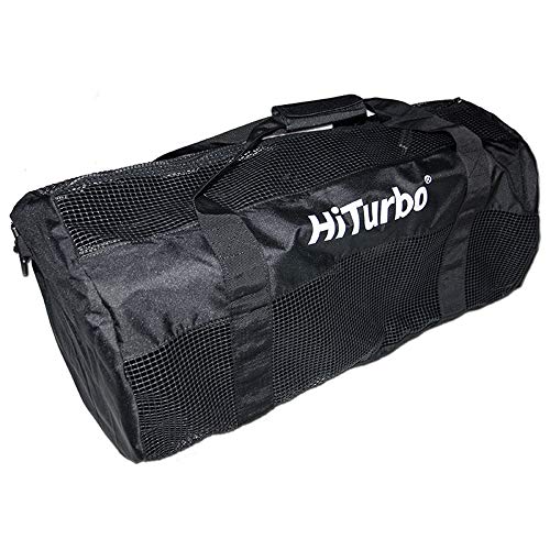 Hiturbo Netz Tauchtasche Mesh Duffle Bag Transporttasche für Tauchen Schnorcheln Reisen Strand von Hiturbo
