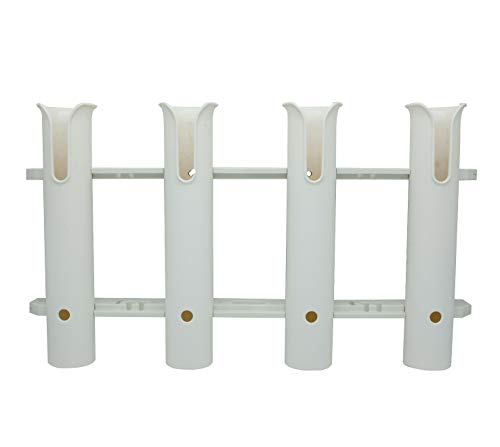Wandhalterung Angelrutenhalter Rohre Glieder Angelrutenhalter Rack Rests (4-polig) Weiß von HiUmi