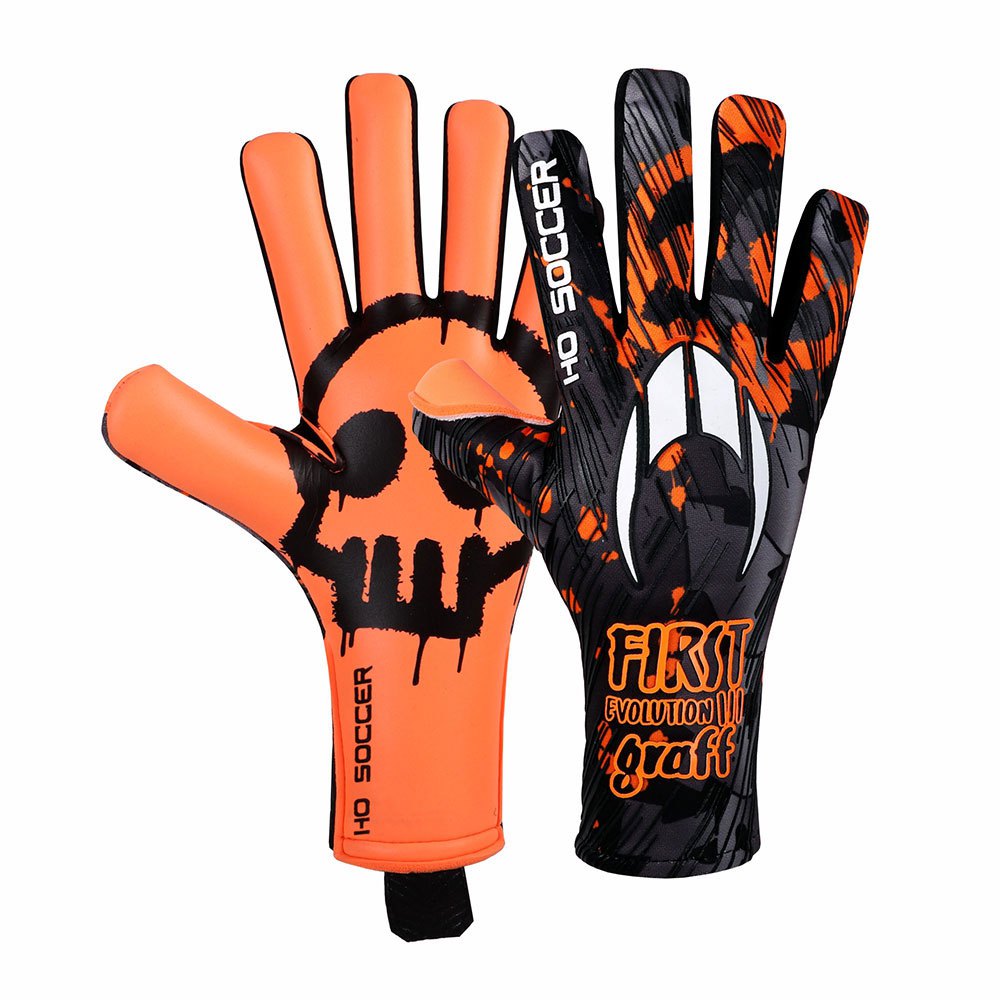 Ho Soccer First Evolution Iii Graffiti Creepy Goalkeeper Gloves Orange 10 1/2 von Ho Soccer