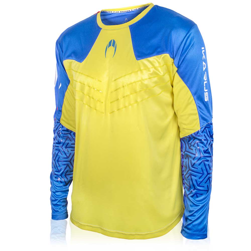 Ho Soccer Ikarus Long Sleeve T-shirt Gelb,Blau M Mann von Ho Soccer