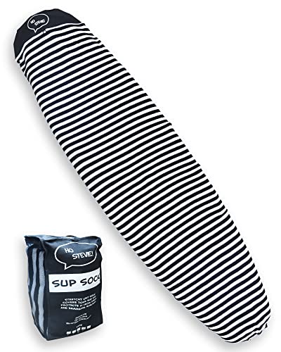 SUP-Sockenabdeckung – dehnbare Schutztasche für Stand-Up-Paddle-Boards [wählen Sie Größe und Farbe] (schwarz/weiß, 3,5 m) von Ho Stevie!