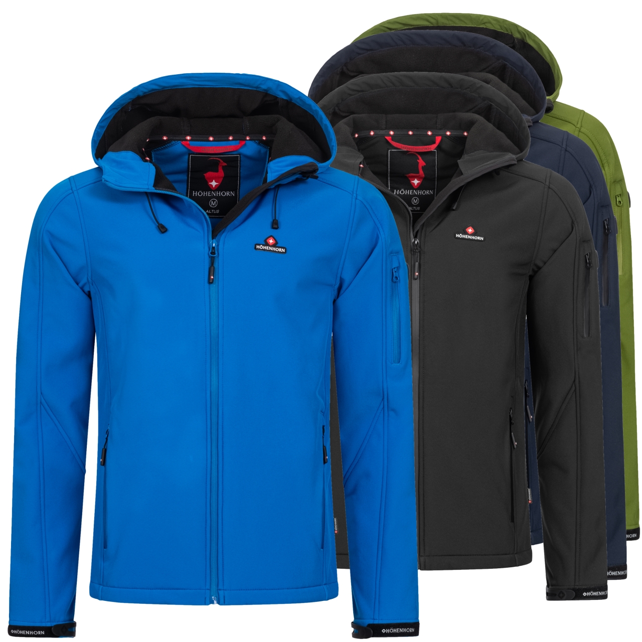 Höhenhorn Altus Herren Softshell Jacke Outdoor Funktionsjacke L GrÃ¼n von Höhenhorn