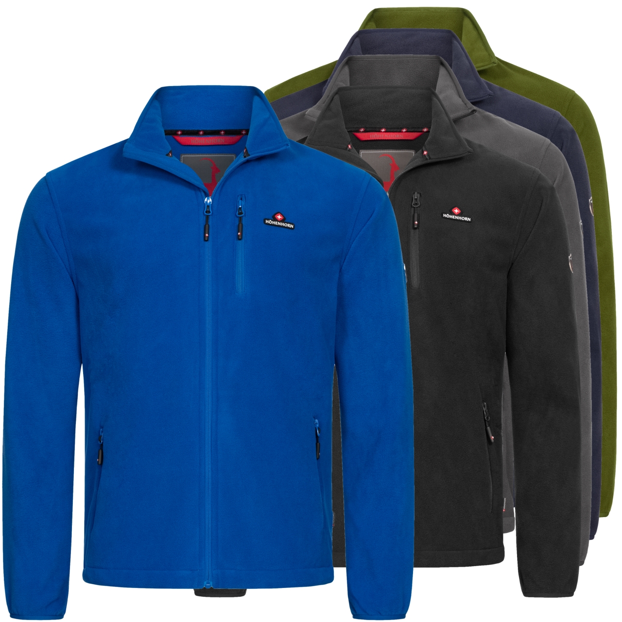 Höhenhorn Eigler Herren Fleece Jacke Full Zip L Night-Blue von Höhenhorn