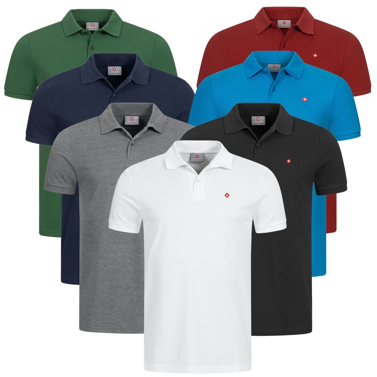 Höhenhorn Waliss Herren PoloShirt Polohemd Regular Fit XXL Dunkelblau von Höhenhorn