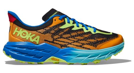 hoka one one speedgoat 5 orange blau grun herren trailrunning schuhe von Hoka One One