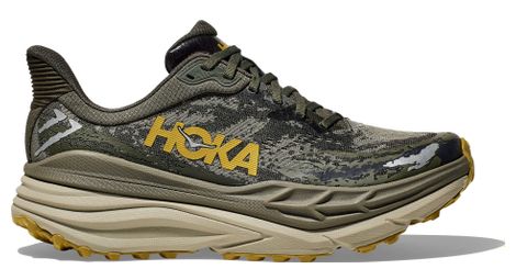 hoka one one stinson 7 khaki herren trailrunning schuhe von Hoka One One