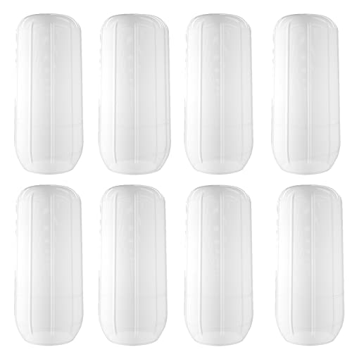 Toiletry Sleeves Leak Proof, 8Pcs 2023 New Silicone Elastic Sleeves for Leak Proofing Travel,Travel Bottles Covers Accessories (8Pcs White) von Hokuto