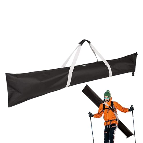 Holdes Skitasche Skisack Für Ski Skistoecke Alpine Skitasche, Ski Reisetasche,Ski Tragetasche, Snowboard Organizer Tasche, Verstellbare Skiaufbewahrung Mit Griff, Tragbarer Snowboardschutz,185cm von Holdes