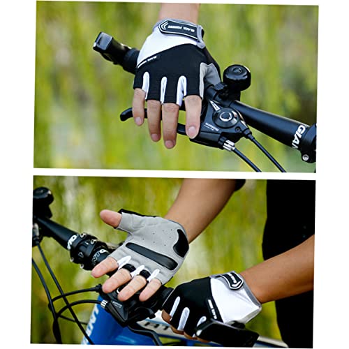 Holibanna 1 Paar Halbfinger Handschuhe Halbfinger Kurzhandschuhe Unisex Fahrradhandschuhe Atmungsaktive Handschuhe von Holibanna