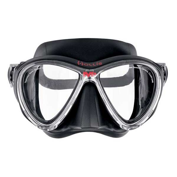 Hollis M 3 Diving Mask Durchsichtig,Schwarz von Hollis