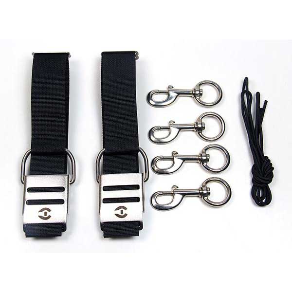 Hollis Sms100/sms50 Main Tanks Rigging Kit Strap Schwarz von Hollis