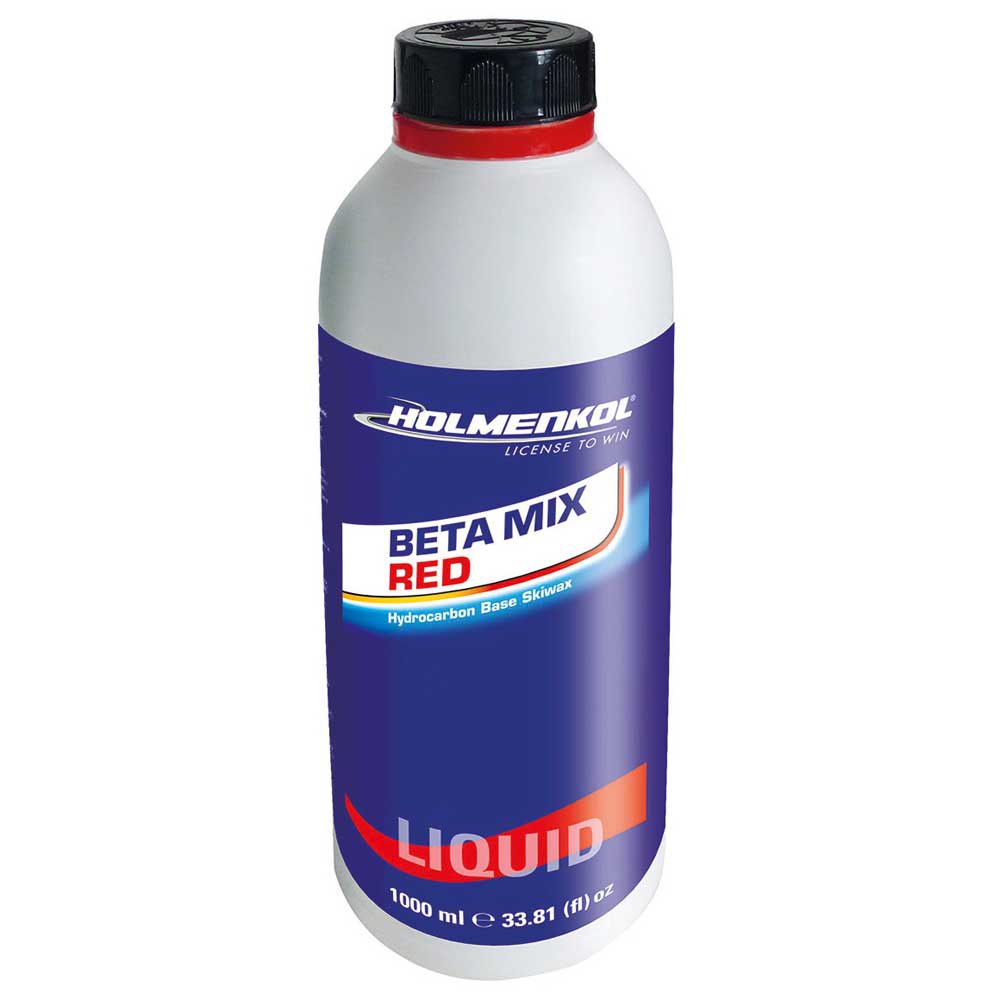 Holmenkol Betamix Red Liquid +4°c/-14°c Liquid Wax 1000ml Rot von Holmenkol