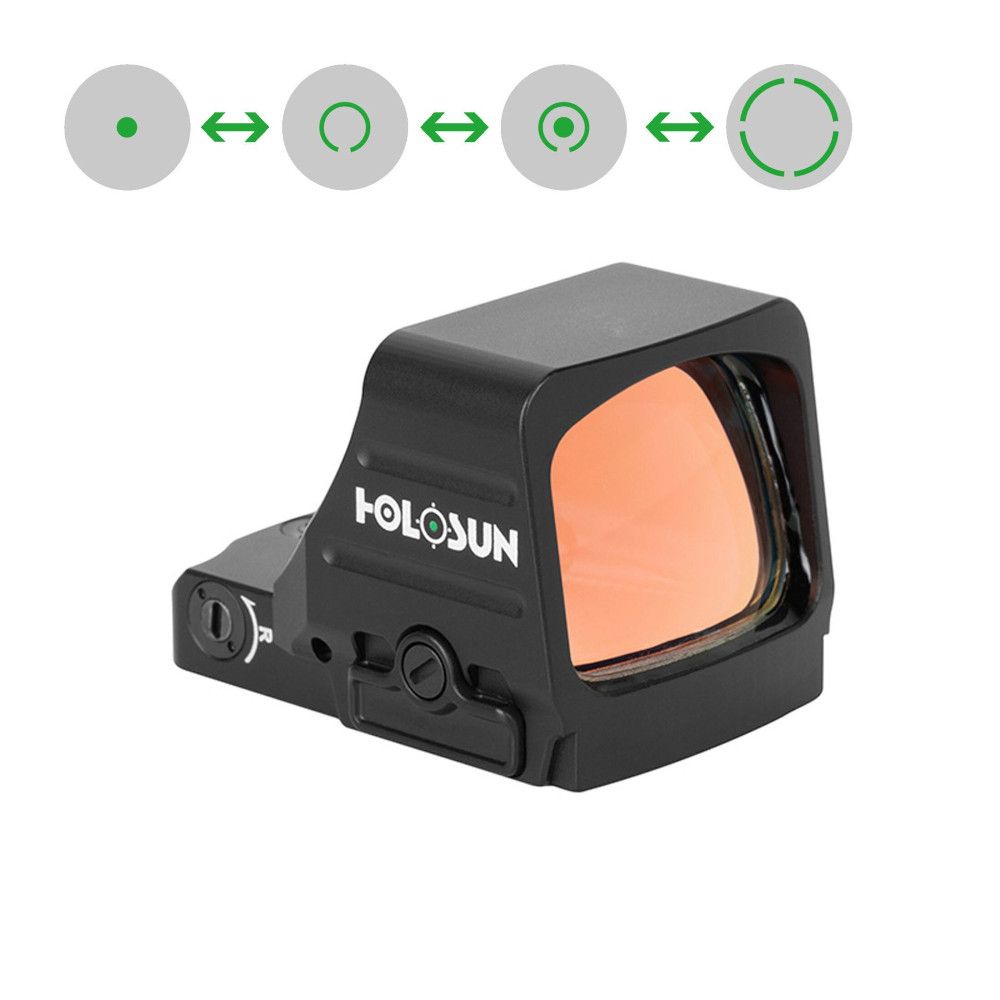 Holosun HE507COMP-GR Leuchtpunktvisier mit wechselbarem Absehen von Holosun