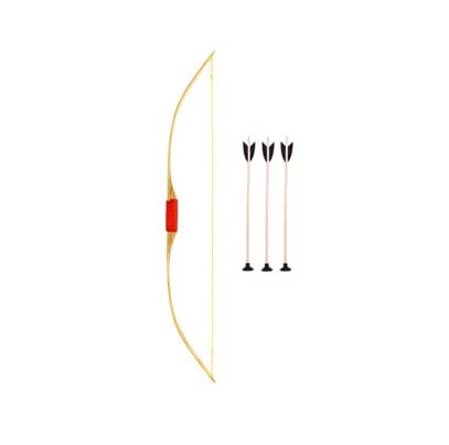 Kinderbogenset enthält Kinderbogen aus Holz 120 cm, 90cm oder 70cm mit 3 Pfeilen Saugnapf, Bogenschießen (70 cm, Saugnapf) von Holzspielerei