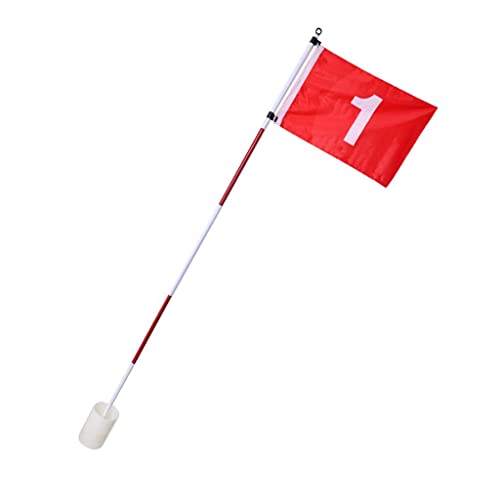 HomeDecTime Golf Fahne mit Loch, Flagge Golf Flag Golffahne mit Golfloch, Golf-Üben im Garten von HomeDecTime