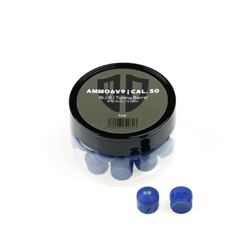 Munition Ammo6v9 | HDR50 | Blau 3,2g | POLYURETHAN | MAXIMALE Power | Cal. 50 Variante Blau - Homedefence-24 Tuninglauf von HomeDefence-24