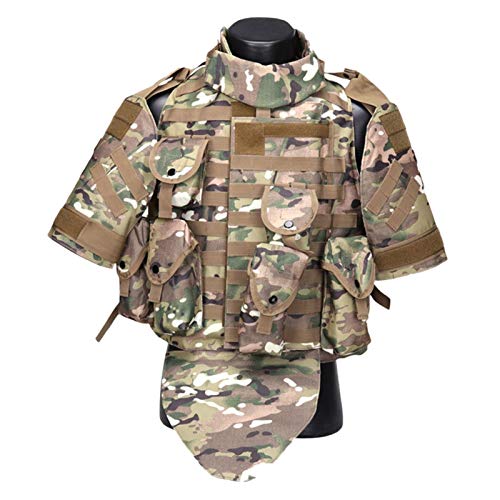 Homeilteds Interceptor Modular OTV Körperschutz Tactics Vest Outdoor Molle Jagdweste for Airsoft Paintball Protector Waistcoat (Color : Brown) von Homeilteds